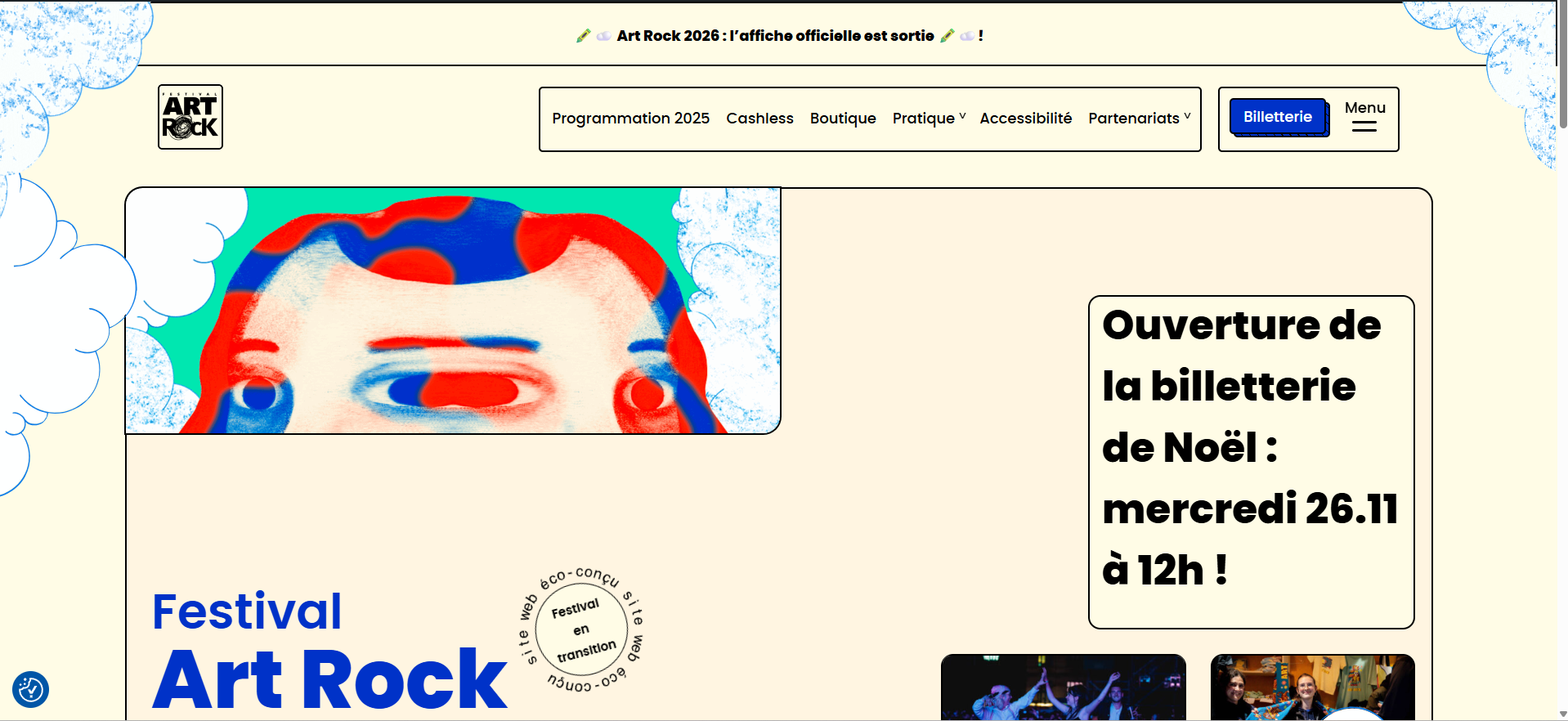 Festival Art Rock à Saint-Brieuc, 22, 23 et 24 mai 2026 - Art Rock - 