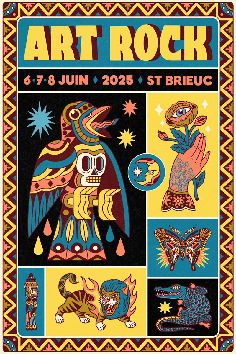 art rock 2025 Bene Rohlmann, festival en Bretagne